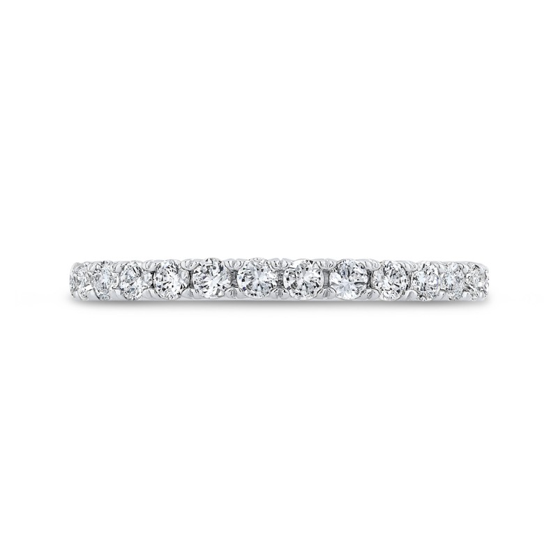 Diamond Wedding Band in 14K White Gold