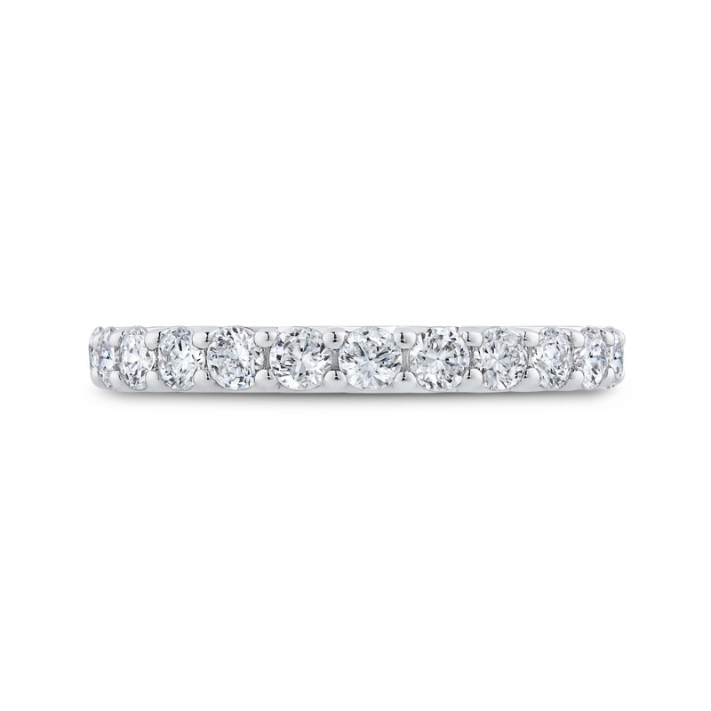 Diamond Wedding Band in 14K White Gold