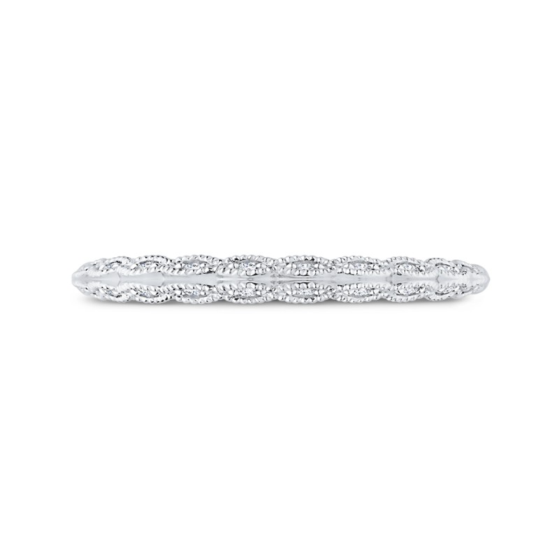 Diamond Wedding Band in 14K White Gold