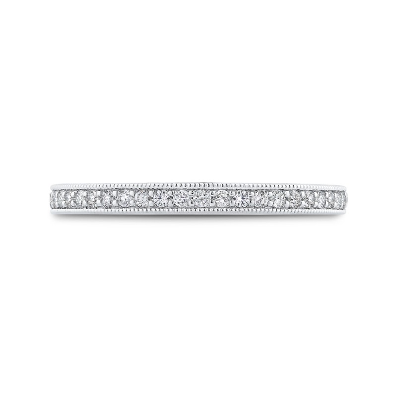 Diamond Wedding Band in 14K White Gold