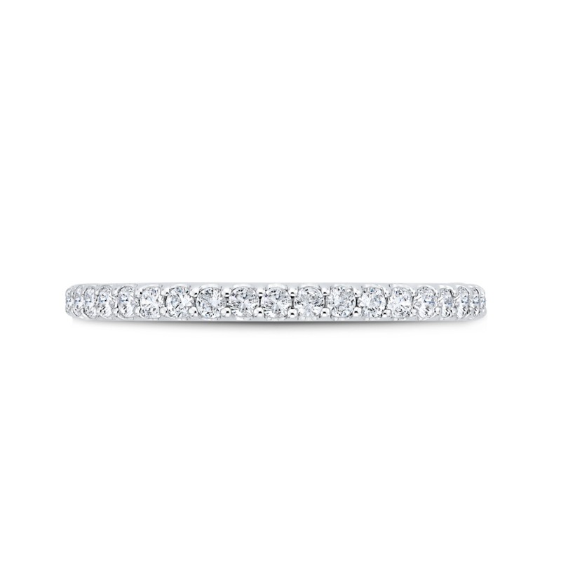 Diamond Wedding Band in 14K White Gold