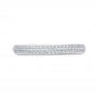 Euro Shank Round Diamond Wedding Band in 14K White Gold