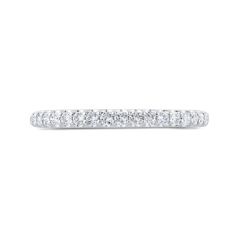 Diamond Wedding Band in 14K White Gold
