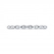 Diamond Wedding Band in 14K Two Tone Gold