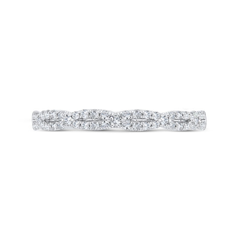Diamond Wedding Band in 14K White Gold