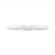 Plain Wedding Band in 14K White Gold