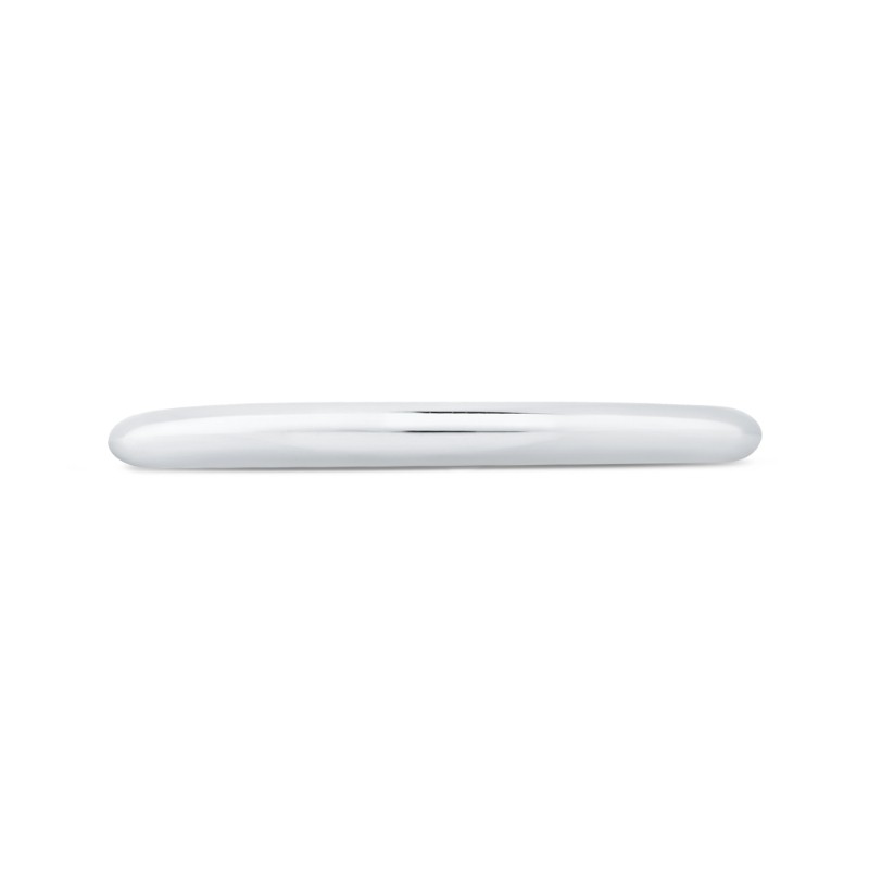Plain Wedding Band in 14K White Gold