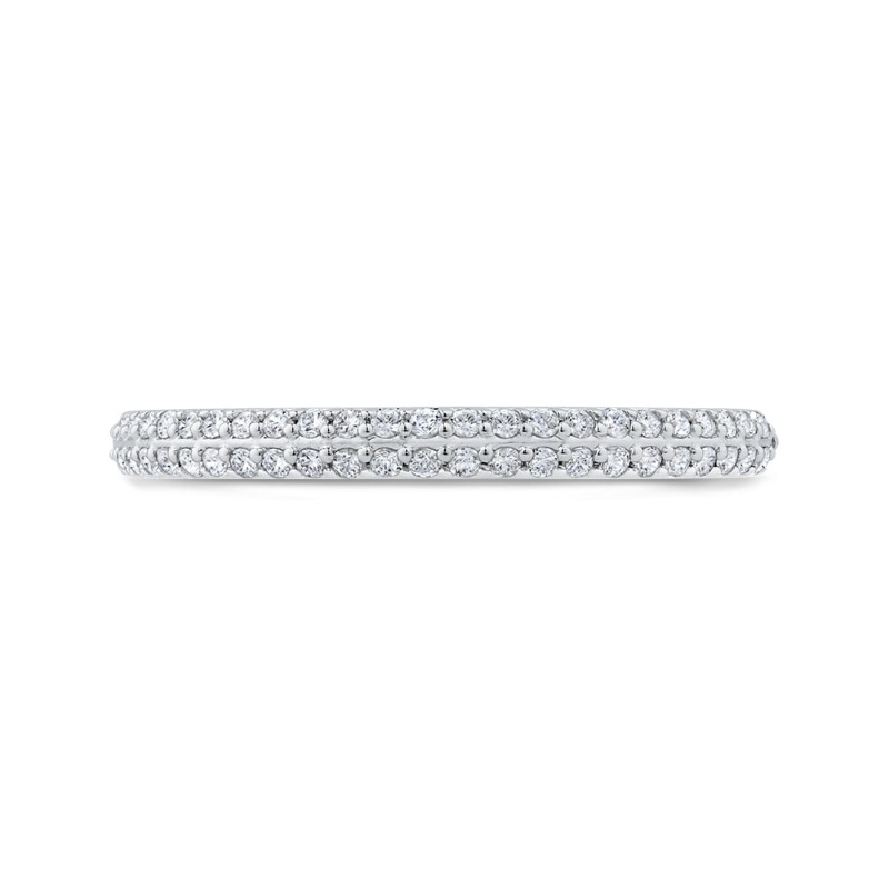 Diamond Wedding Band in 14K White Gold