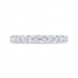 Half-Eternity Wedding Band in 14K White Gold