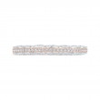Diamond Wedding Band in 14K Two Tone Gold