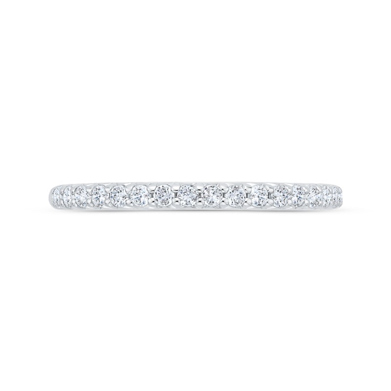 Diamond Wedding Band in 14K White Gold