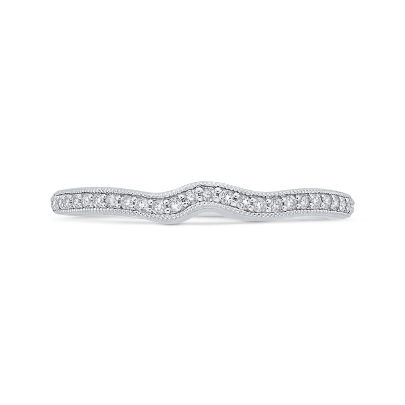 Diamond Wedding Band in 14K White Gold