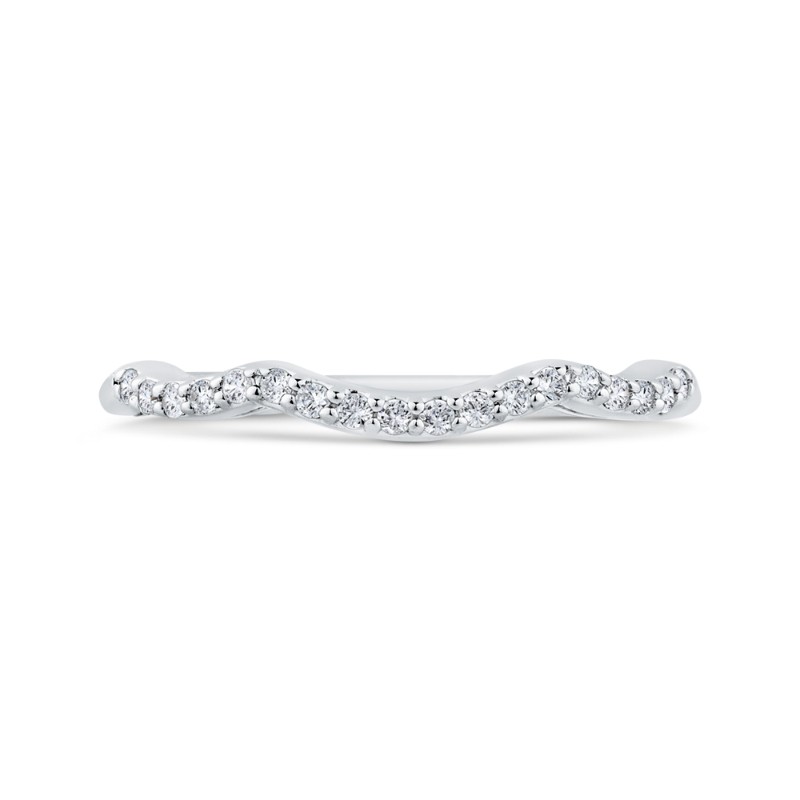Diamond Wedding Band in 14K White Gold