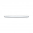 Plain Wedding Band with Milgrain 14K White Gold