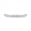 Diamond Wedding Band in 14K White Gold