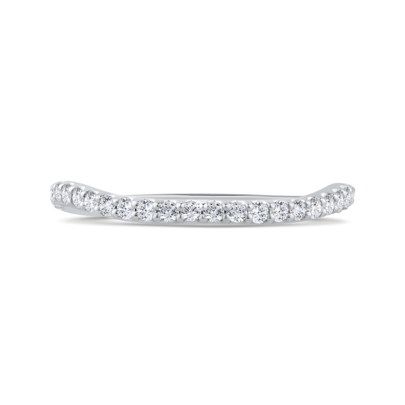 Diamond Wedding Band in 14K White Gold