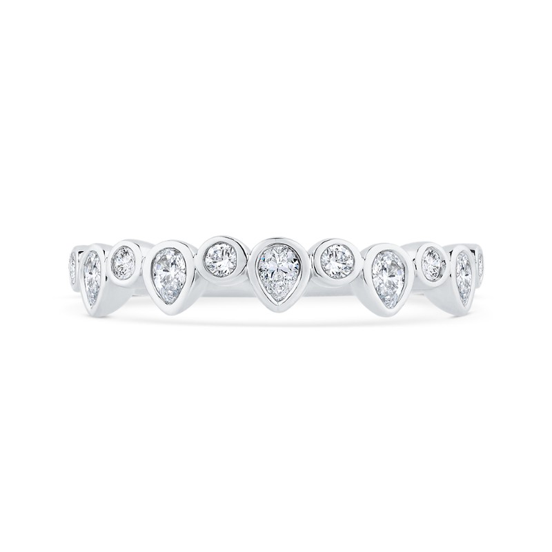 Diamond Wedding Band in 14K White Gold
