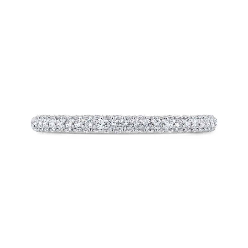 Diamond Wedding Band in 14K White Gold
