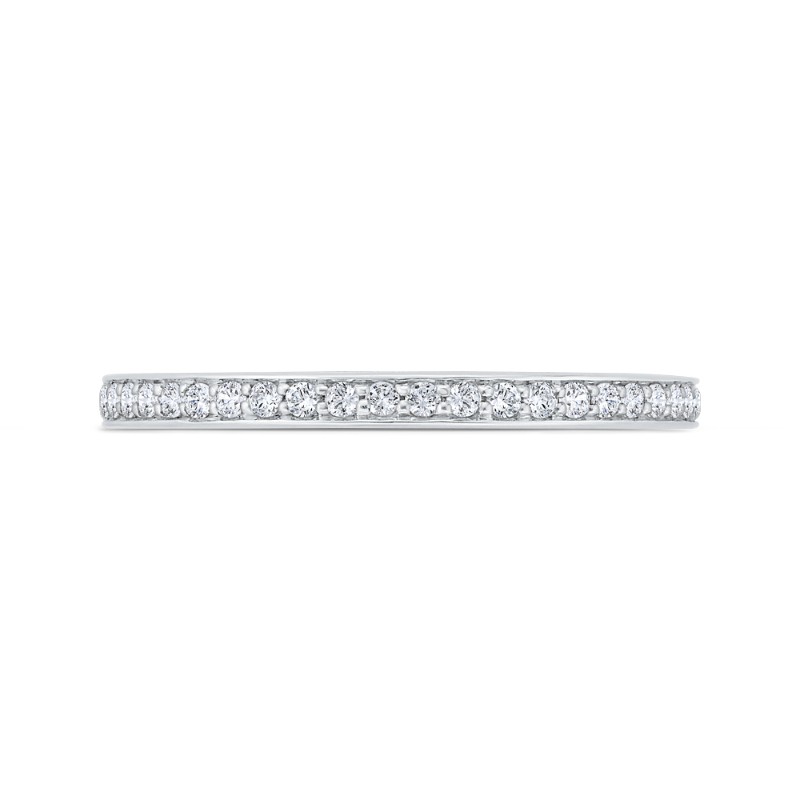 Diamond Wedding Band in 14K White Gold