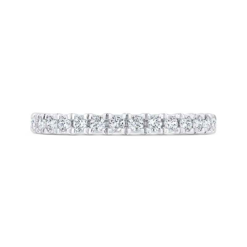 Diamond Wedding Band in 14K White Gold