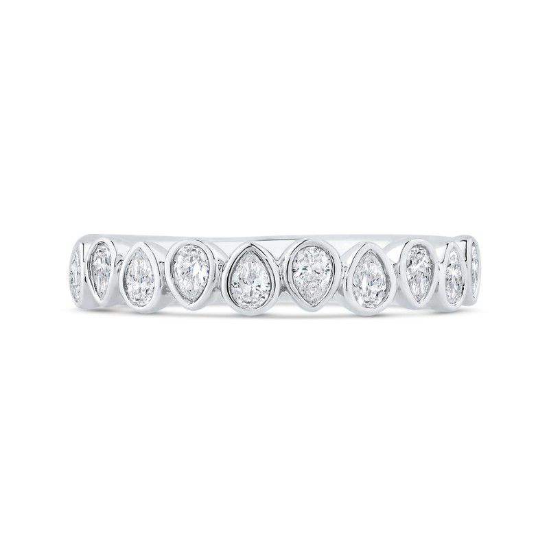 Diamond Wedding Band in 14K White Gold