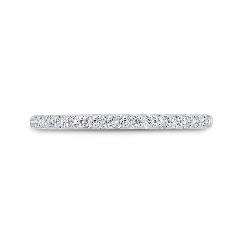 Diamond Wedding Band in 14K White Gold