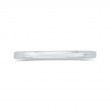 Plain Wedding Band in 14K White Gold