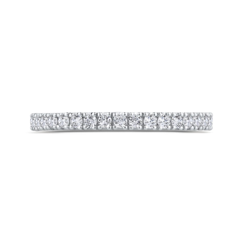 Diamond Wedding Band in 14K White Gold