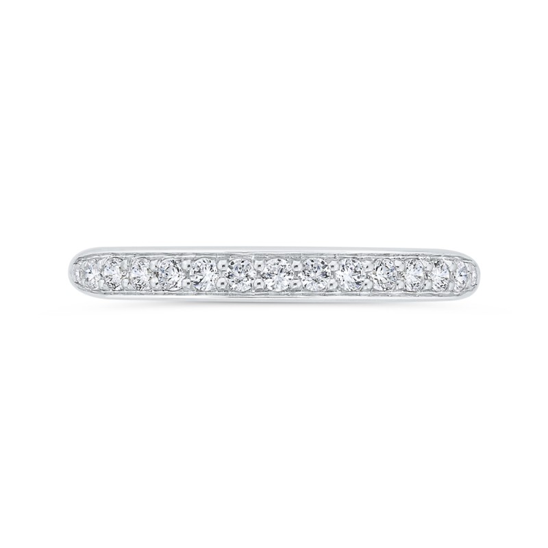Diamond Wedding Band in 14K White Gold