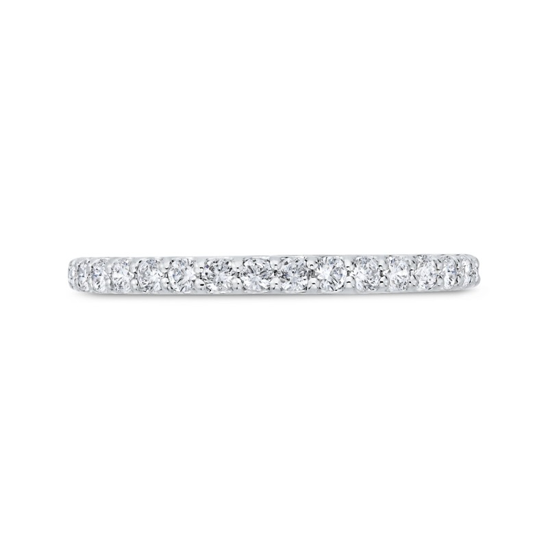 Diamond Wedding Band in 14K White Gold