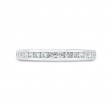 Channel Set Diamond Wedding Band in 14K White Gold