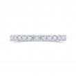 Diamond Half-Eternity Wedding Band in 14K White Gold