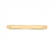 Plain Wedding Band in 14K Two Tone Gold