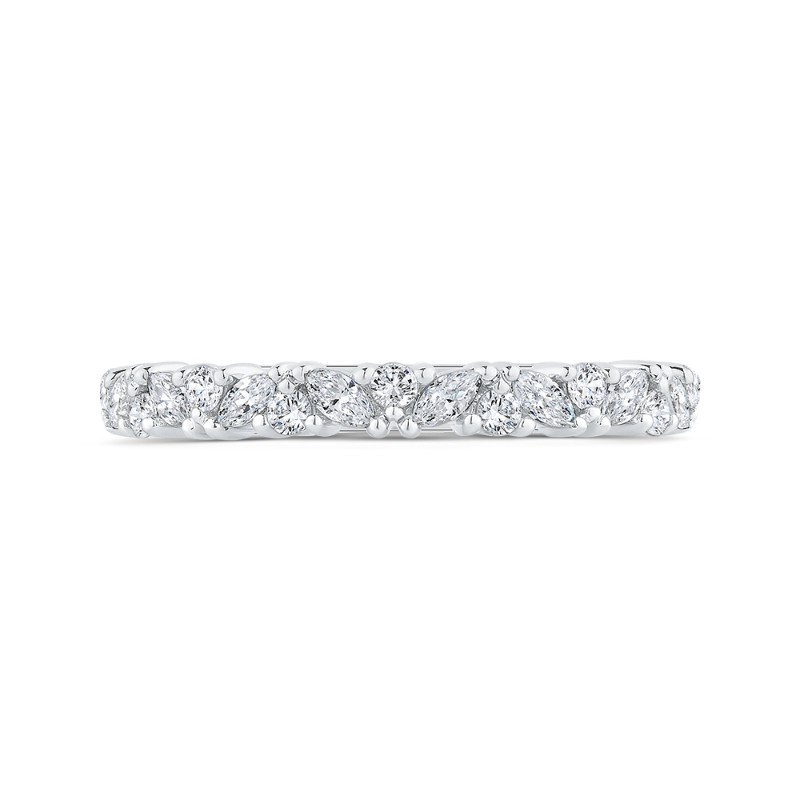 Diamond Wedding Band in 14K White Gold