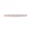 Diamond Wedding Band in 14K Rose Gold