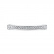 Round Diamond Wedding Band in 14K White Gold