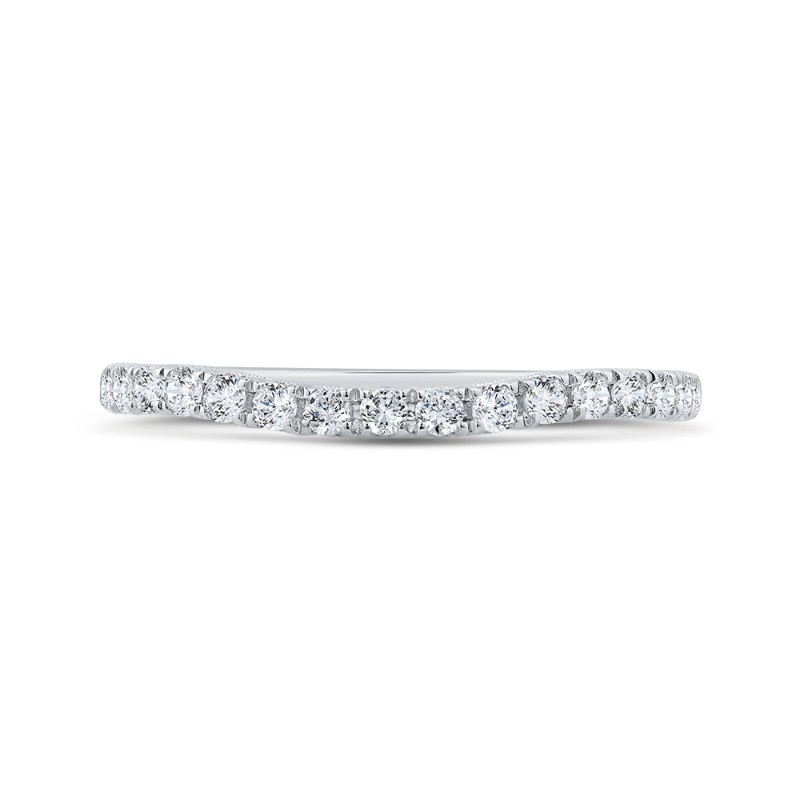 Diamond Wedding Band in 14K White Gold