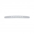 Round Diamond Wedding Band in 14K White Gold