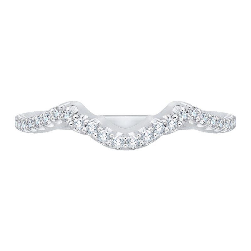 Diamond Wedding Band in 14K White Gold