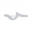 Round Diamond Wedding Band in 14K White Gold