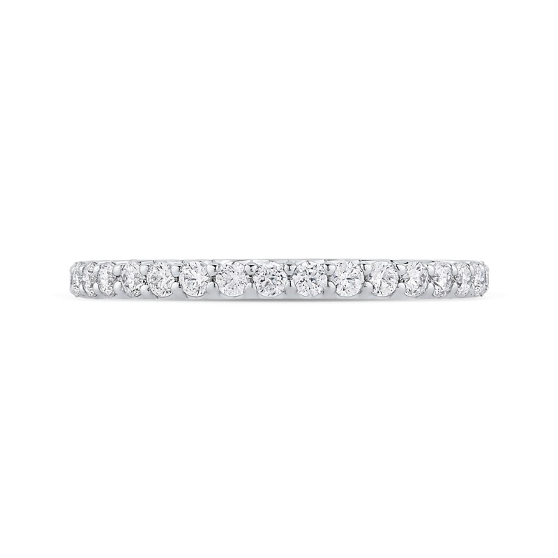 Diamond Wedding Band in 14K White Gold