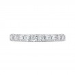 Half-Eternity Round Diamond Wedding Band in 14K White Gold