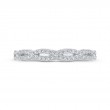 Diamond Wedding Band in 14K White Gold