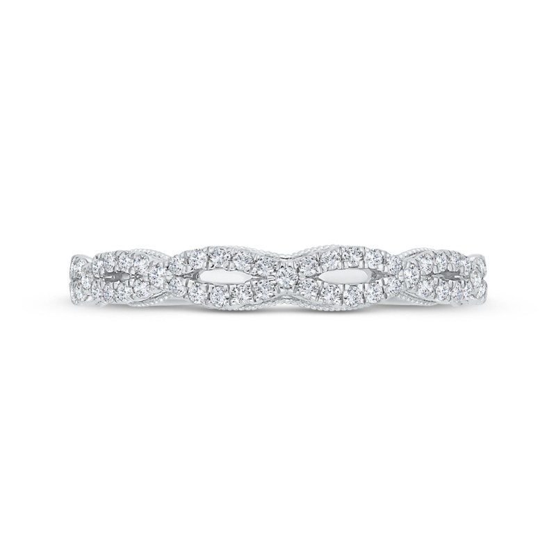 Diamond Wedding Band in 14K White Gold