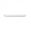 Plain Wedding Band with Milgrain 14K White Gold