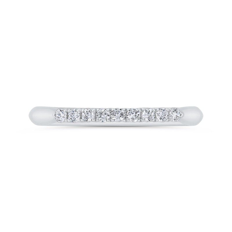 Diamond Wedding Band in 14K White Gold