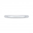 Plain Wedding Band in 14K White Gold