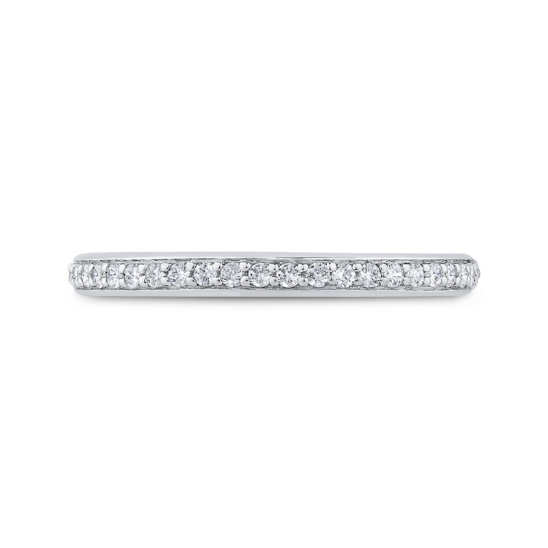 Diamond Wedding Band in 14K White Gold