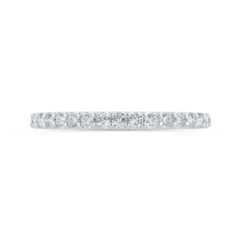 Diamond Wedding Band in 14K White Gold