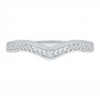 Diamond Wedding Band in 14K White Gold